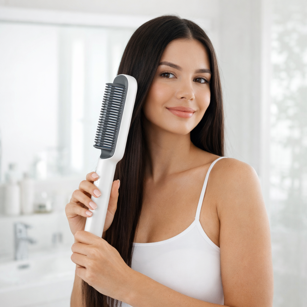 Cepillo alisador | Cerámico | Anti quemadura |