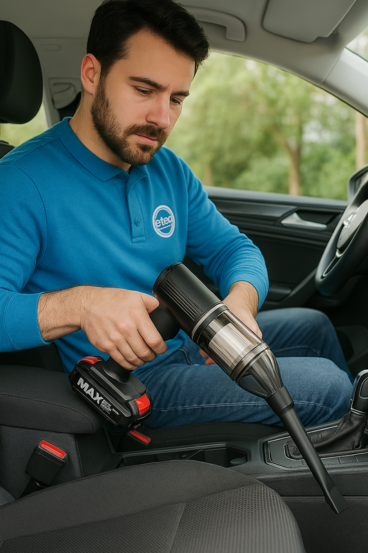 Aspiradora Portátil Max | batería recargable intercambiable