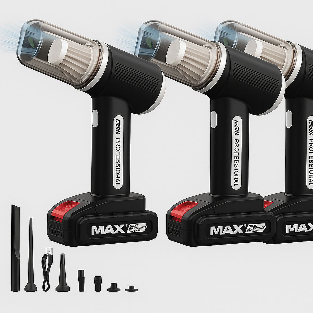 Aspiradora Portátil Max | batería recargable intercambiable