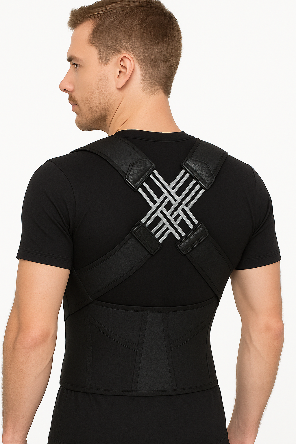 Corrector de postura | Trenza | Con soporte reducción abdominal | Obsequio Almohada cervical