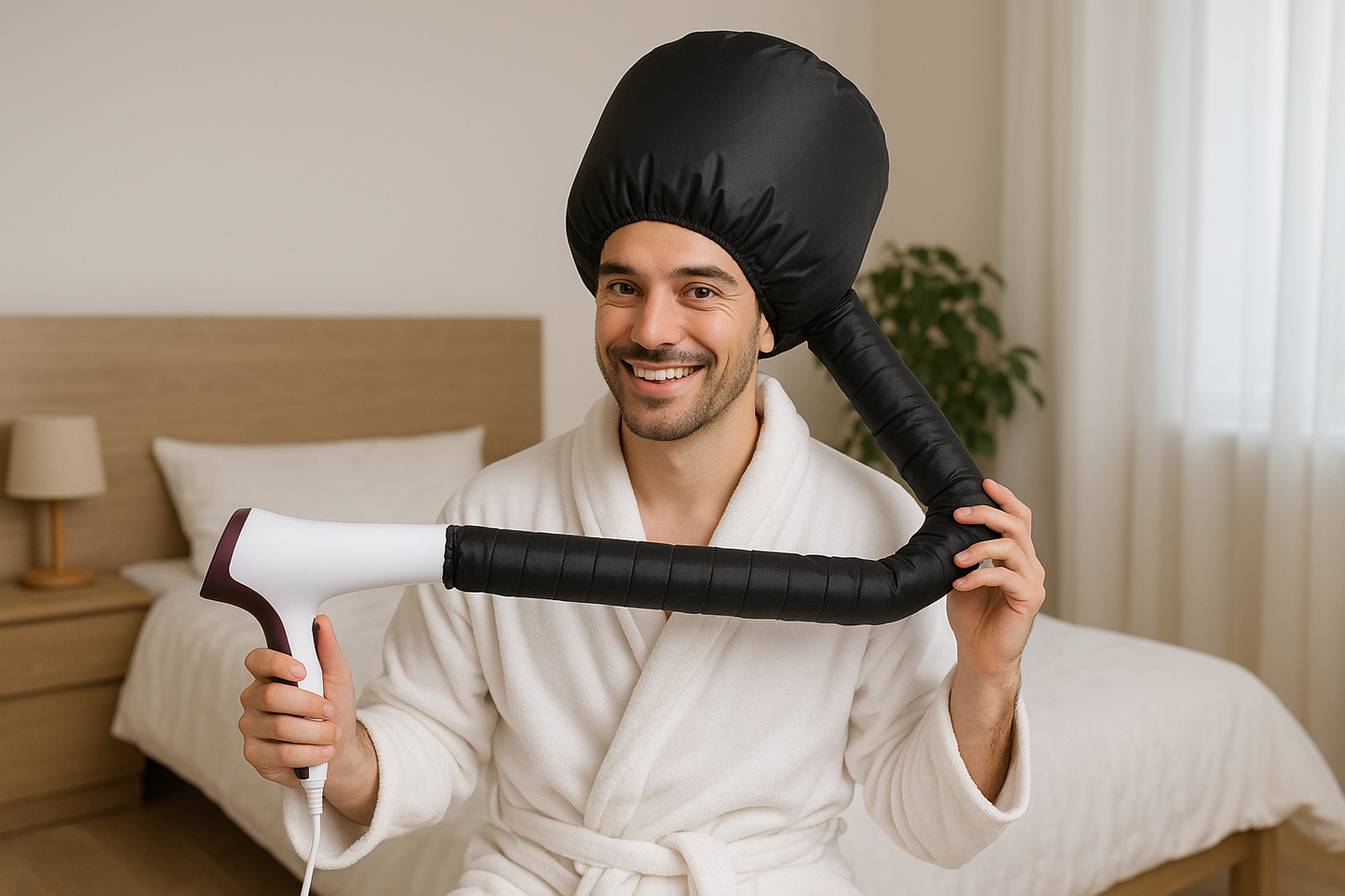 Gorro térmico | Secador de cabello | Liso | Crespo | Ondulado