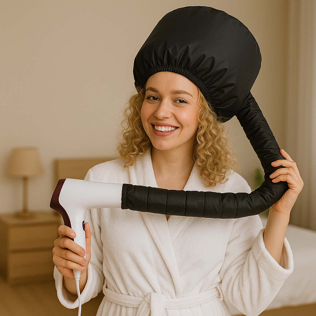 Gorro térmico | Secador de cabello | Liso | Crespo | Ondulado