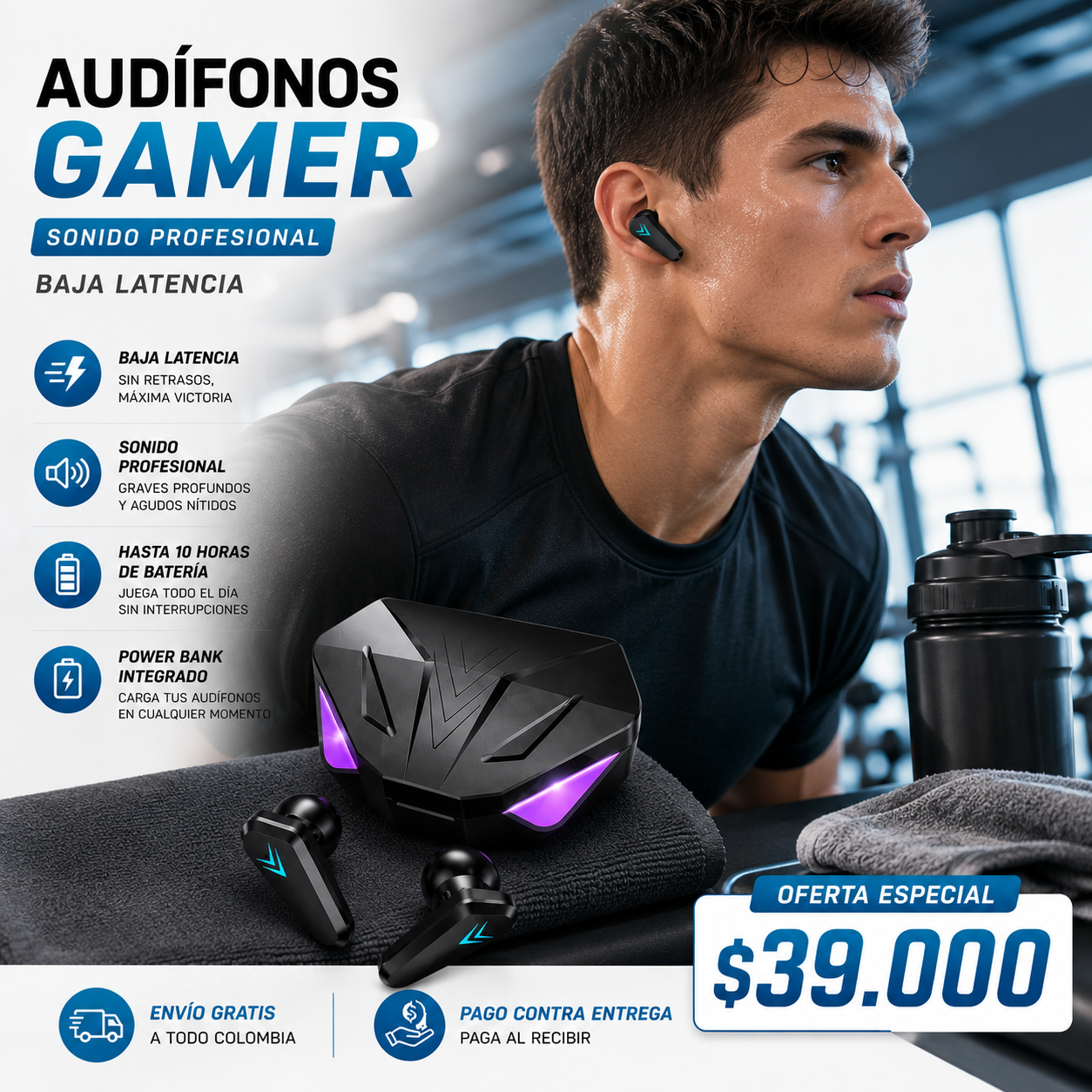Audifonos Gamer | Baja latencia | Profesionales