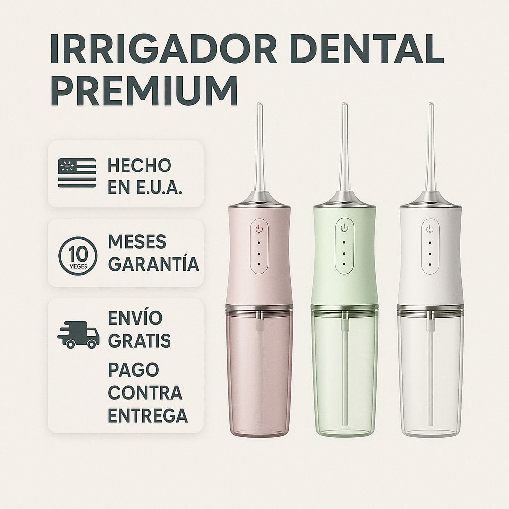 Irrigador dental | Floss | 10 meses de garantia