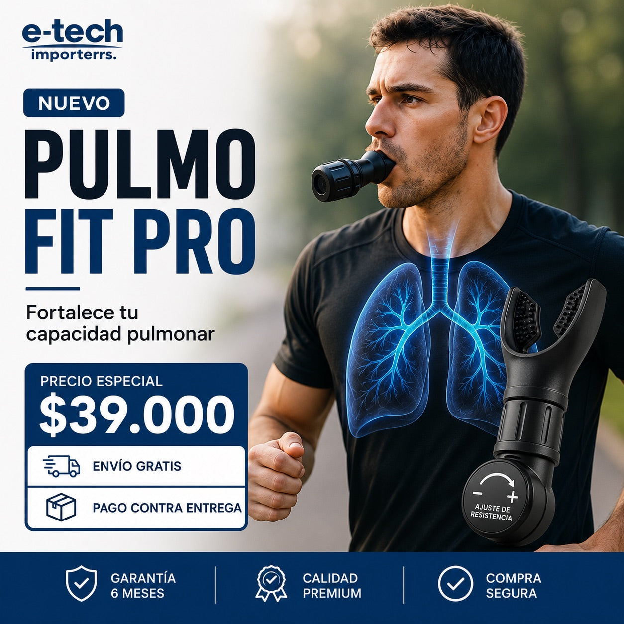 Entrenador Pulmonar | Recuperador | Fortalecedor