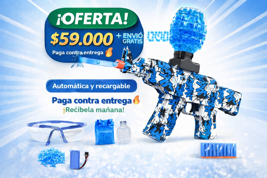 Lanzador Hidrogel | Largo alcance | Automático | 10.000 recargas