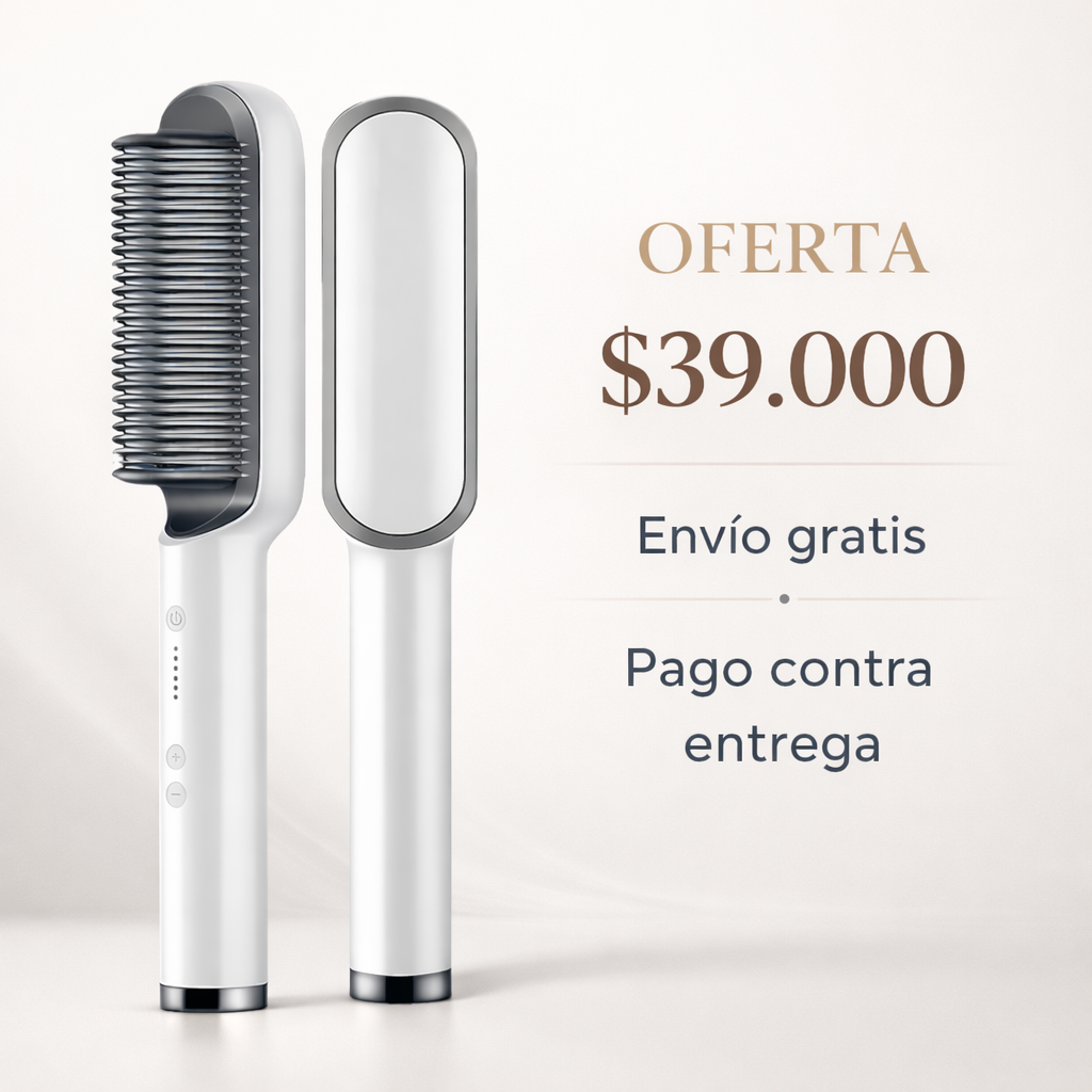 Cepillo alisador | Cerámico | Anti quemadura |