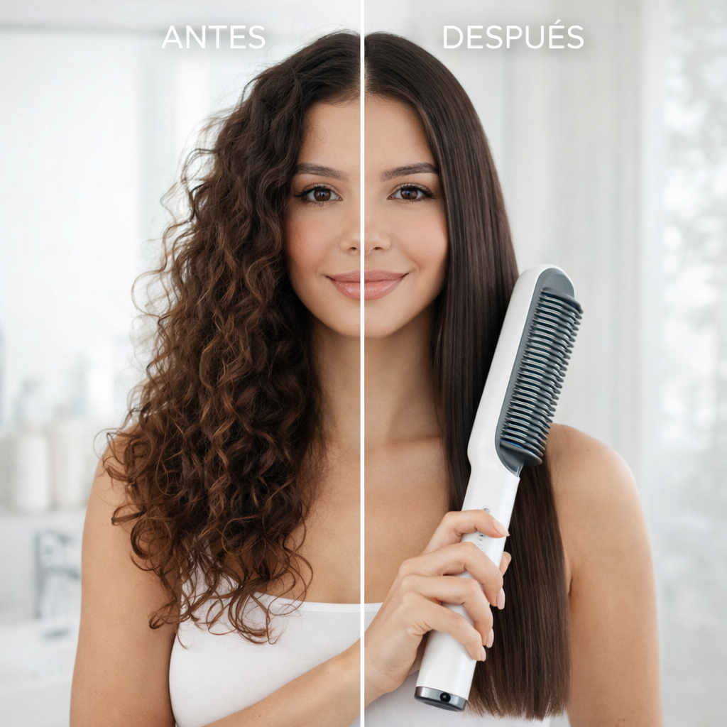 Cepillo alisador | Cerámico | Anti quemadura |