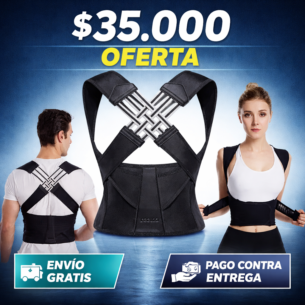 Corrector de postura | Trenza | Con soporte reducción abdominal | Faja Integrada