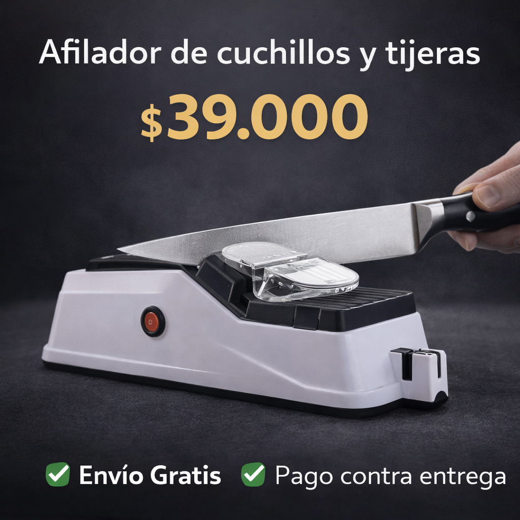 Afilador de cuchillos | Eléctrico | Alta potencia | Larga durabilidad