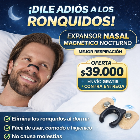 Expansor Nasal | Adiós Ronquidos | Mejor Respiración