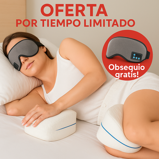 Almohada pierna | Obsequio gratis | Mascara para dormir