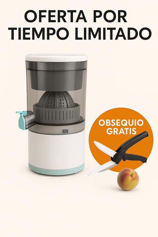 Exprimidor automatico | Jugo de naranja | Obsequio cortador de frutas y verduras