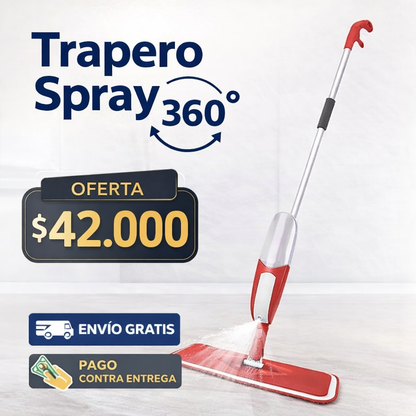 Trapero | Spray automático | Manos limpias | Fácil limpieza