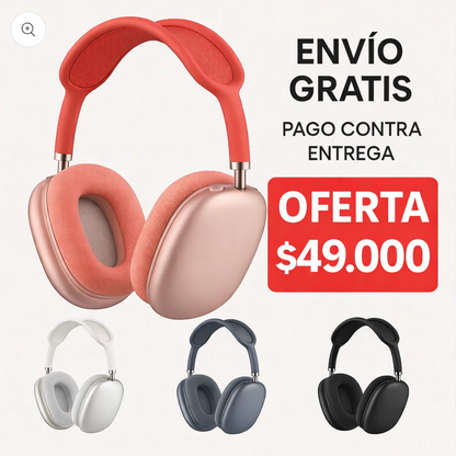 Diademas AirMax | Cancelación de ruido | Batería de larga duración