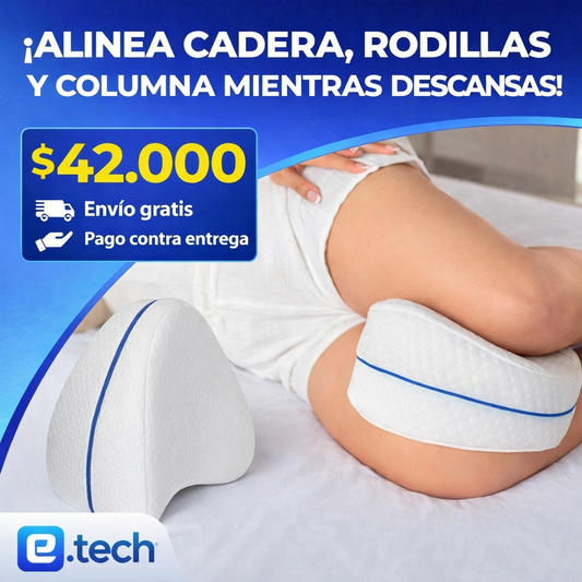 Almohada | Ortopédica | Piernas | Con soporte cervical