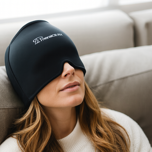 Gorro anti migraña | En gel térmico | Elástico | Cómodo