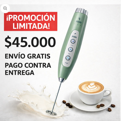 Batidor | Espumador | bateria larga vida a tu cocina