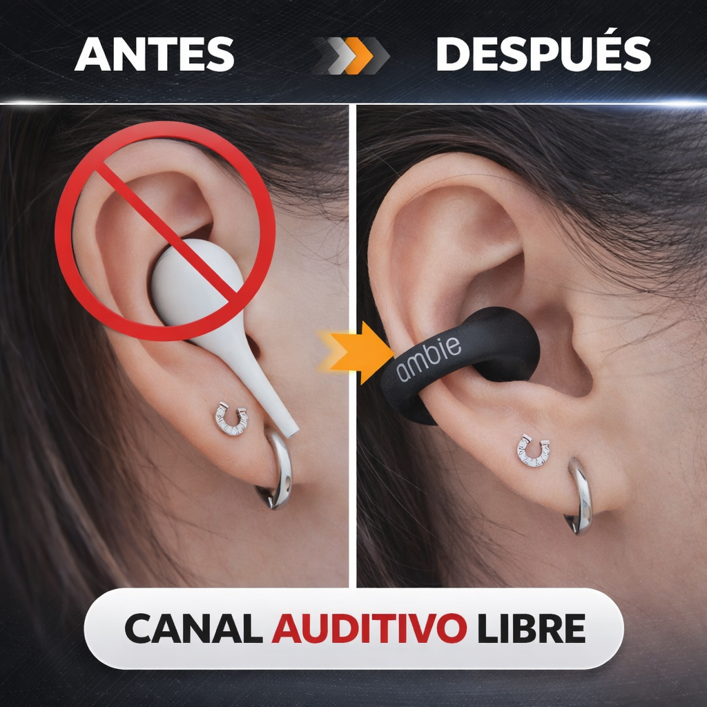 Audífonos de conducción ósea | Batería de larga duración | Resistentes al agua