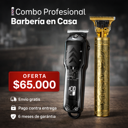 Combo | Barbera y pitillera | Profesional | 6 meses de garantía