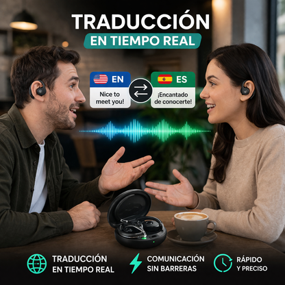 Audífonos | Traductores | En tiempo real | Alta calidad | Garantía extendida
