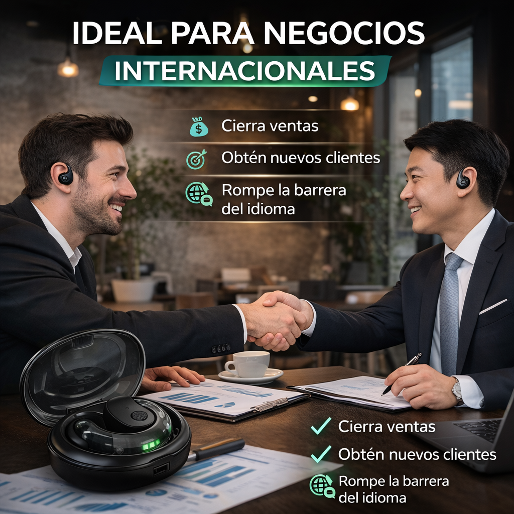 Audífonos | Traductores | En tiempo real | Alta calidad | Garantía extendida