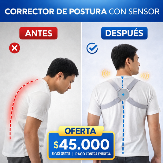 Corrector de postura | Sensitivo | Seguro para la salud | Cómodo | invisible