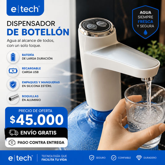 Dispensador de botella | Inteligente | Batería recargable