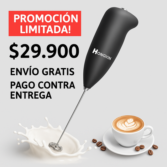 Batidor | Espumador | bateria larga vida a tu cocina