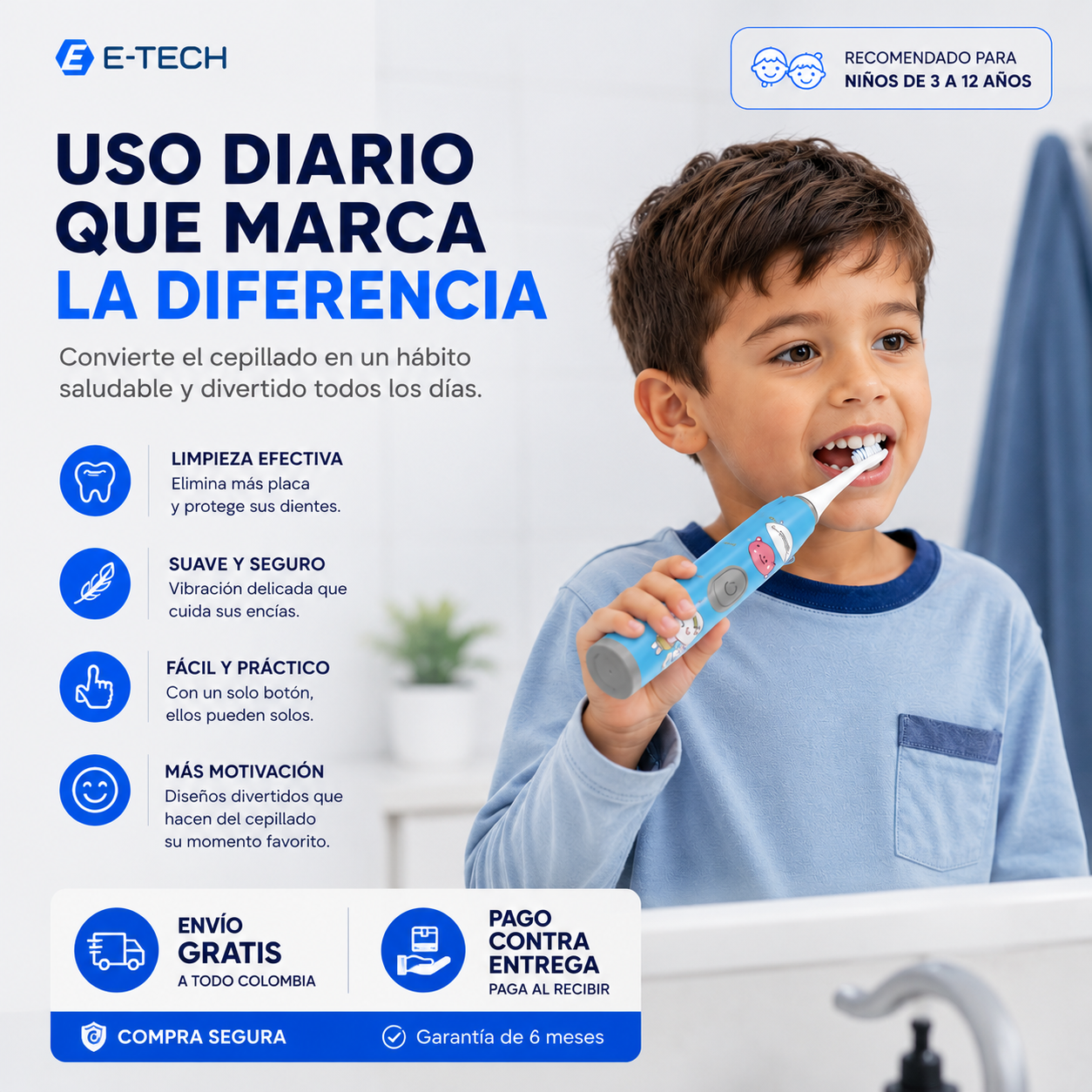 Cepillo Dental | Eléctrico | Para niños