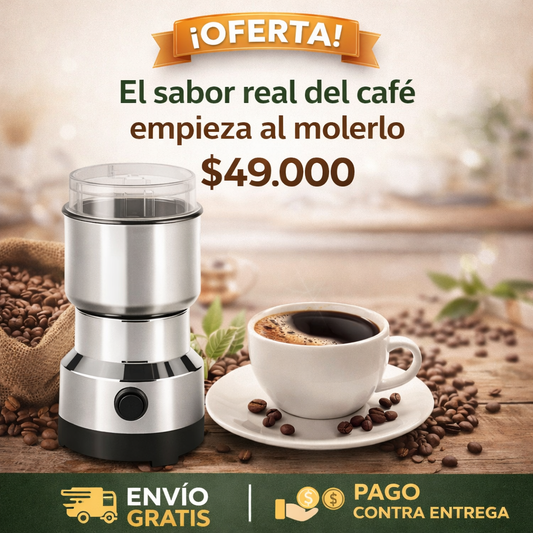 Molino | Café | Granos | Pulverizador | Acero inoxidable